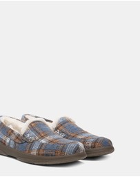 Vionic - Lynez Slipper - Blue Plaid