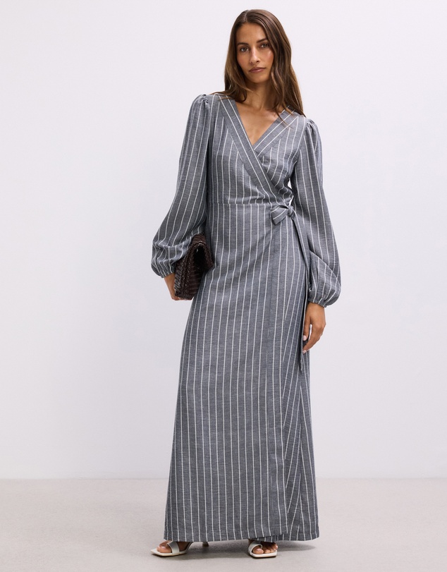The Fated - Ellisa Wrap Maxi Dress