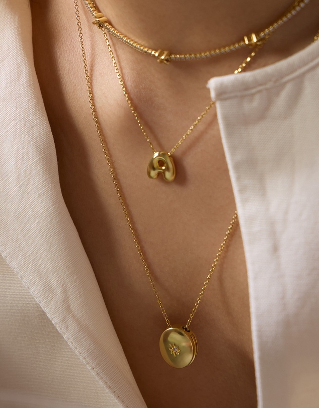 Wanderlust + Co - Falling Star Heirloom Locket Necklace
