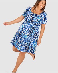 Love Your Wardrobe - Mae Square Neck Dress