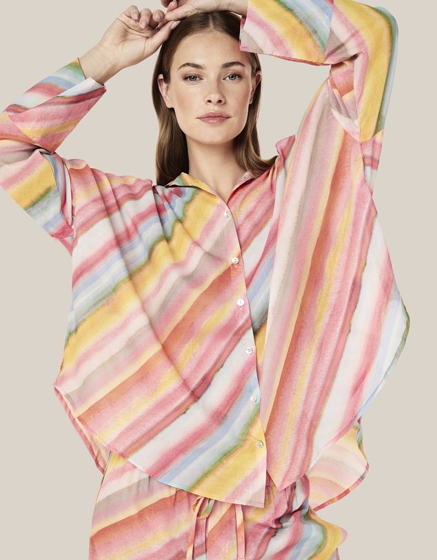 Papinelle - Sophie Stripe Full Length PJ