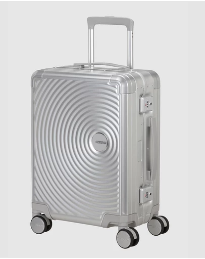 American Tourister - Soundbox Alu Carry-On Tsa Suitcase Expandable (55Cm)