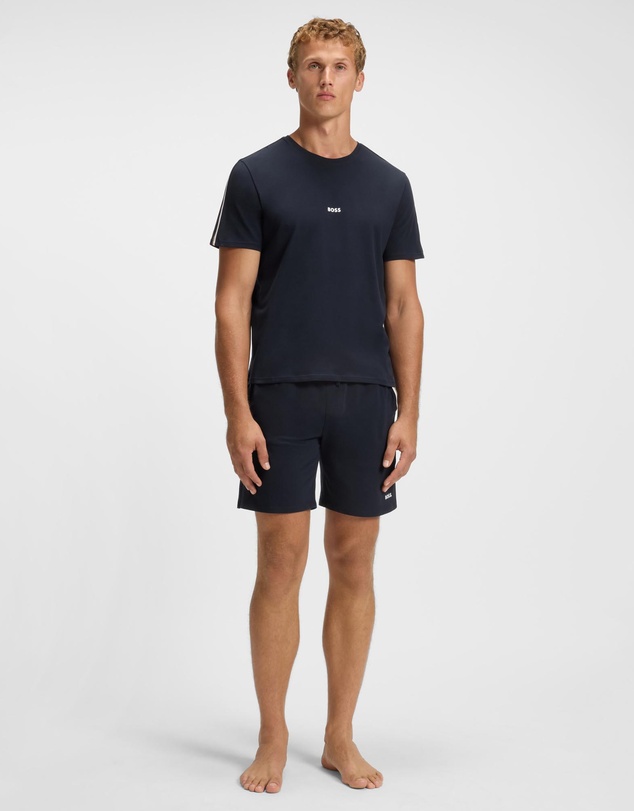 BOSS - Logo-Print Pyjama Top