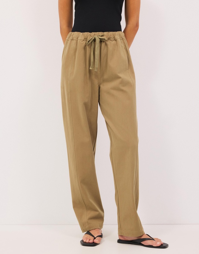 Calli - Matt Soft Twill Pants