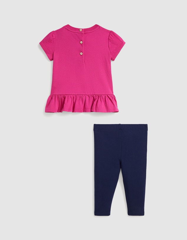 Polo Ralph Lauren - Polo Bear Cotton Tee & Legging Set - Babies