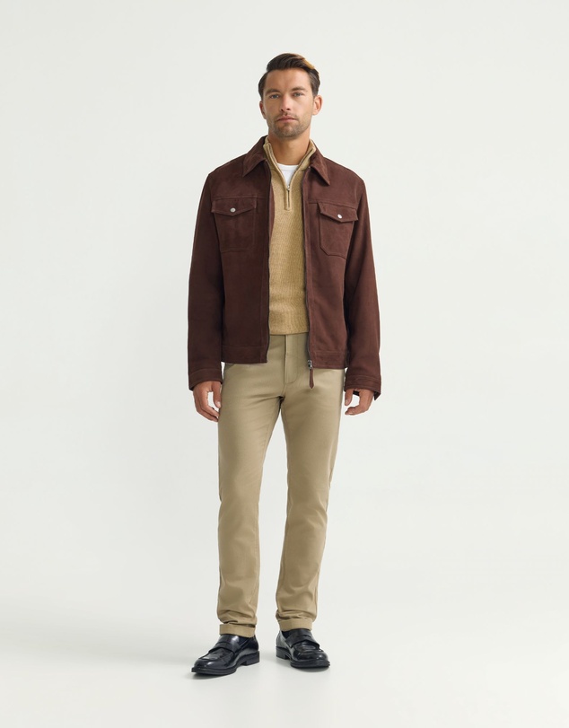 Oxford - Suede Trucker Jacket
