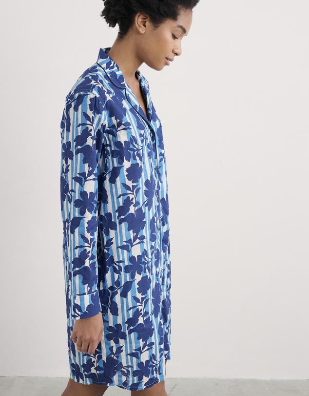 Seasalt - Seasalt Cornwall Blue Dawn Air Nightshirt
