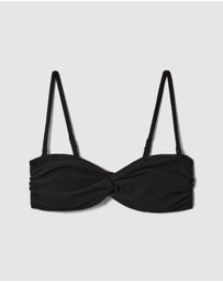 & Other Stories - Textured Bandeau Bikini Top