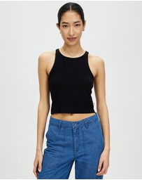 Brixton - Organic Rib High Neck Tank