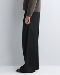 COS - Pleated Wool Relaxed-Fit Wide-Leg Trousers