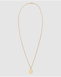 Elli Jewelry - Necklace Pendant Paw in 925 Sterling Silver Gold Plated