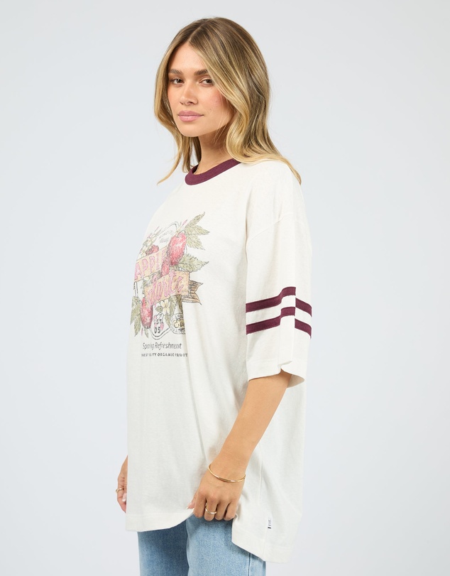 All About Eve - Spritz Time Oversized Tee Vintage White