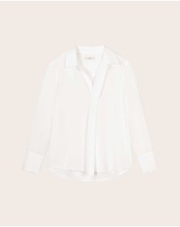 IDA+S - Dahlia Pleated Button Down Blouse