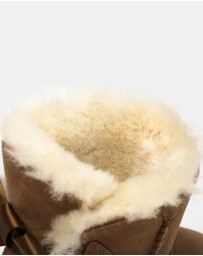 EVERAU - EverAU Ugg Mini Back Bow Sheepskin Upper UGG Boots
