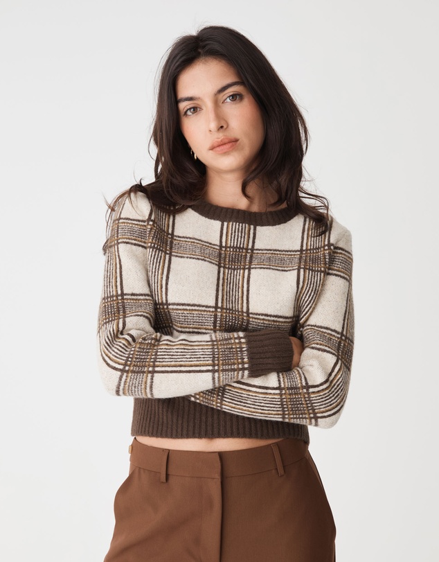 Forcast - Francesca Check Jumper