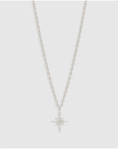 By Charlotte - Silver Starlight Necklace