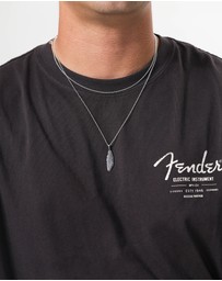 Kuzzoi - ICONIC EXCLUSIVE - Necklace Feather Bird Oxide 925 Sterling Silver