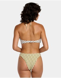 RVCA - Womens Strange Ways Halter Bandeau Bikini Top