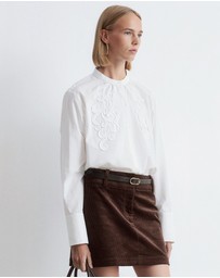 & Other Stories - Cotton Embroidered Blouse
