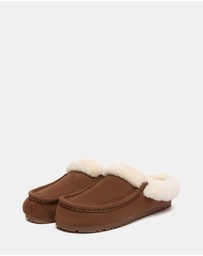 EVERAU - EverAU Ugg Creago Cow Suede Upper Loafer Oxfords Flats