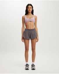 Cotton On Body Active - Ultra Soft Scrunch Front Strappy Crop