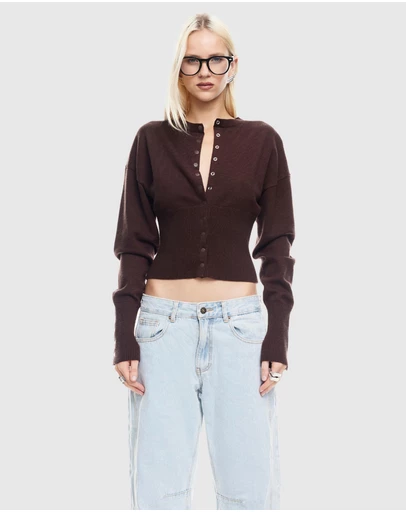 Lioness - Head In The Clouds Cardigan - ICONIC EXCLUSIVE