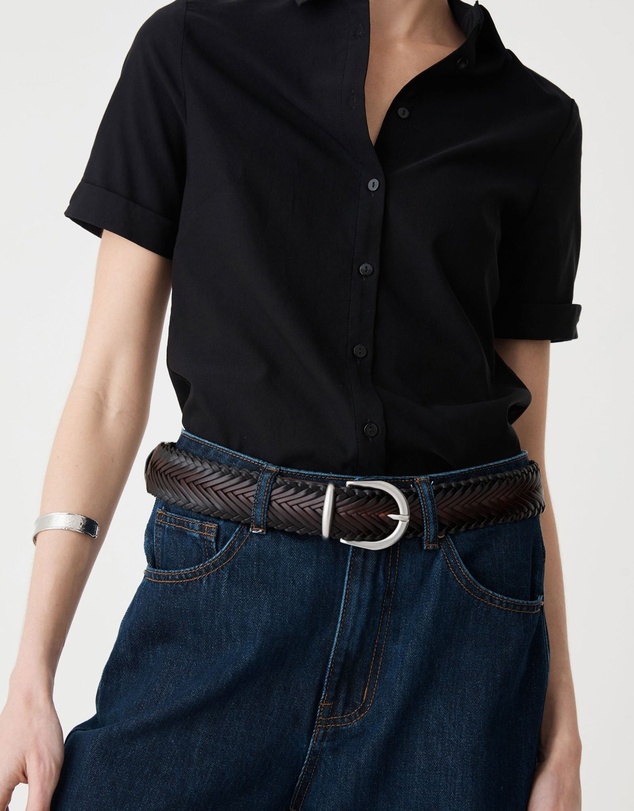 Forcast - Maison Braid Leather Belt