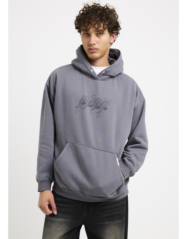 Black Noise White Rain - Charm Hoodie