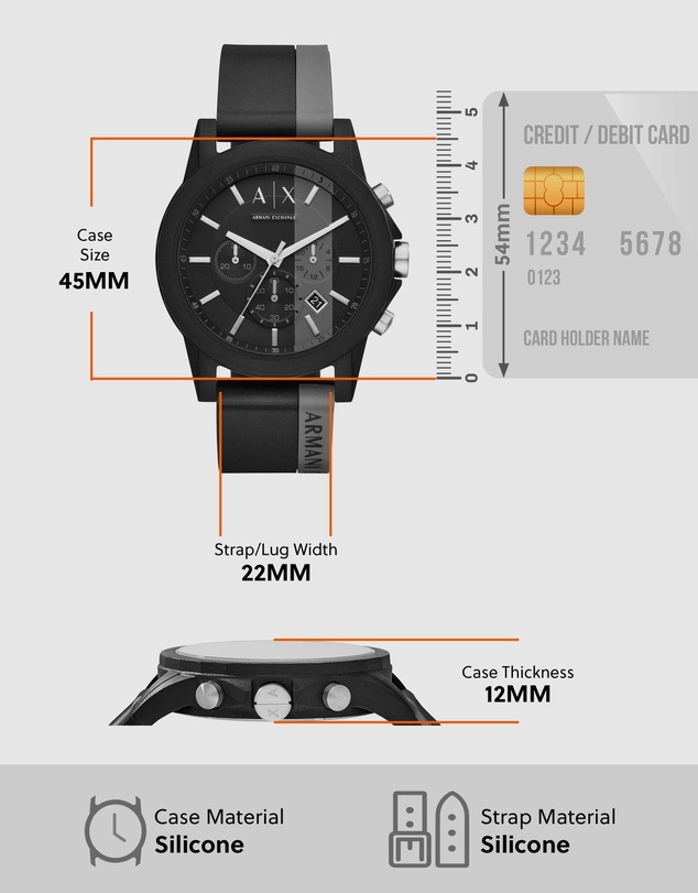 Armani Exchange - Two Tone Chronograph Watch