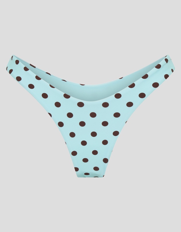 Vacay Swimwear - Positano Bottom Blue Polka