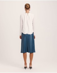 SABA - Willa High Neck Long Sleeve Top
