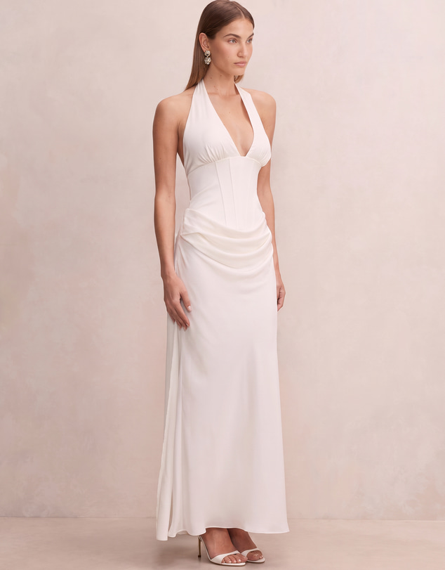 Forever New - Airlie Halter Neck Corset Maxi Dress