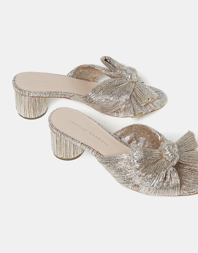 Loeffler Randall - Emilia Pleated Knot Mules