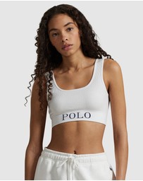 Polo Ralph Lauren - Ribbed Wireless Cropped Tank Top Bra