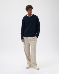 AERE - Organic Cotton Fisherman Rib Jumper