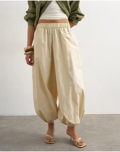 TOPSHOP - Fren Balloon Trousers Wvn