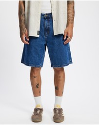 Thrills - Mid Slacker Relaxed Long Denim Shorts