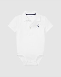 Polo Ralph Lauren - Soft Cotton Polo Bodysuit - Babies