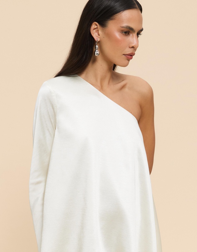 CHANCERY - Zara Long Sleeve Asymmetric Mini Dress