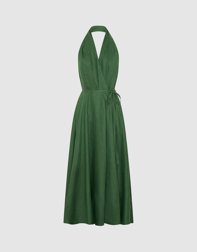 Morrison - Ronni Linen Halter Dress