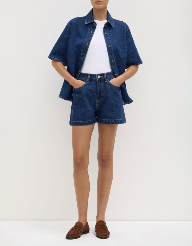 Assembly Label - Boxy Denim Shorts