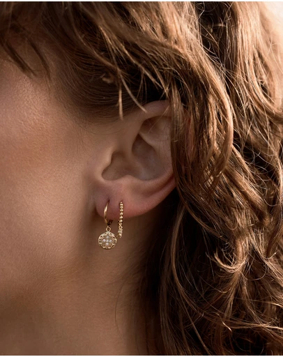 Native Sol - Seraphis Huggie Earrings