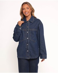 Petal & Pup - Dede Denim Shacket - Denim