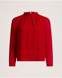 SABA - Willa High Neck Long Sleeve Top