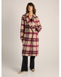 Fate + Becker - Harlow Check Longline Coat