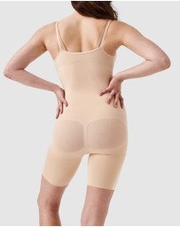Spanx - SPANXsculpt™ Seamless Power Open-Bust Mid-Thigh Bodysuit