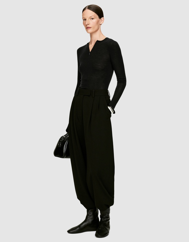 ARKET - Half-Zip Wool Top