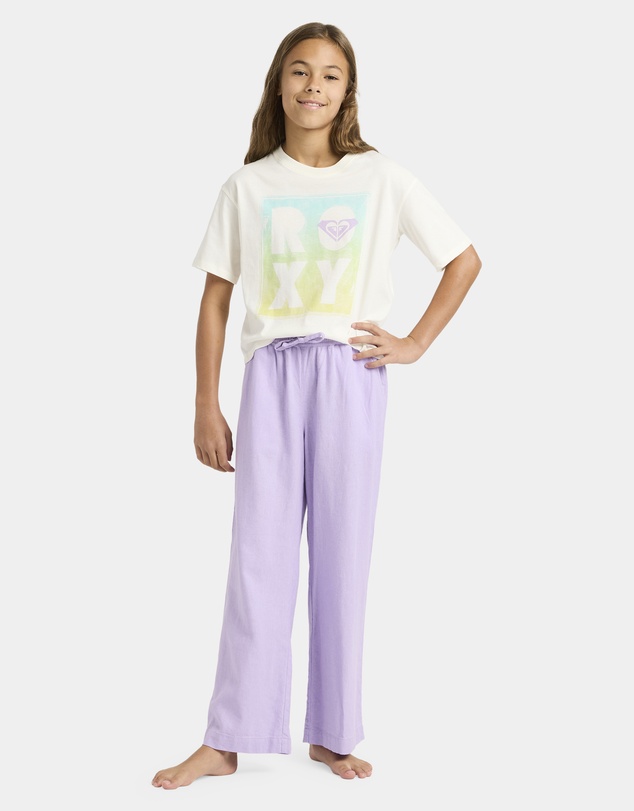 Roxy - Girls 4 to 16 Lekeito Break Linen Pants