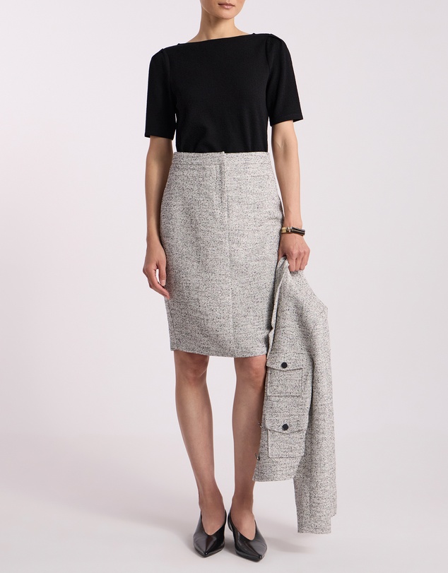 David Lawrence - Solana Textured Jersey Top