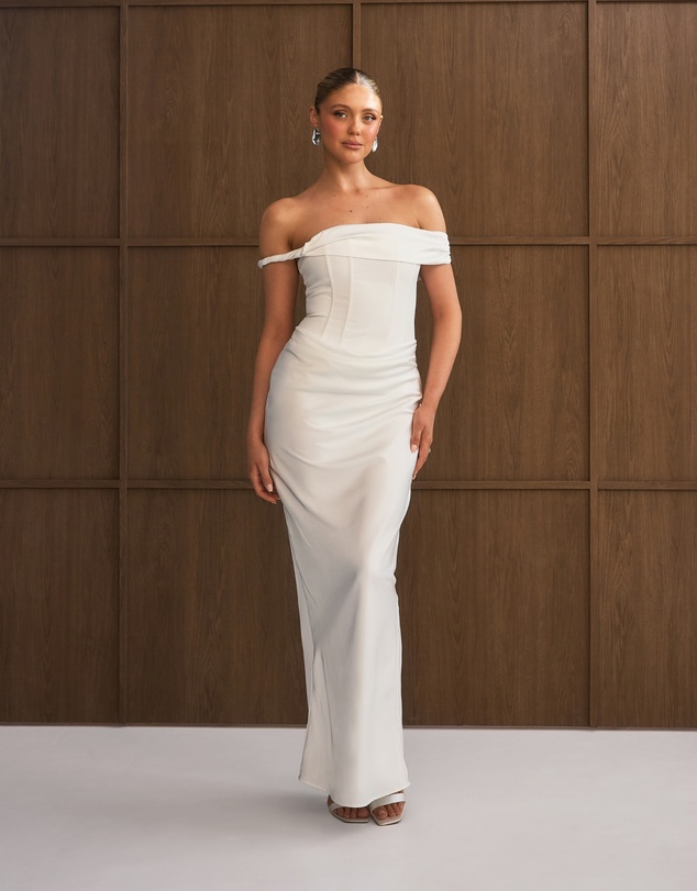 Six Stories - Twist Strap Corset Maxi Dress